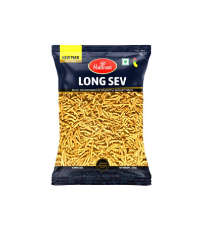 Haldiram's Long Sev – Crispy Gram Flour Noodle Snack