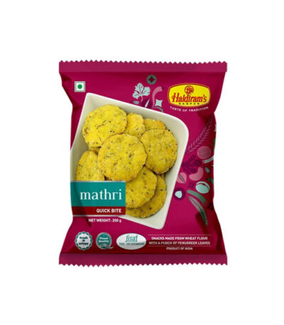 Haldiram's Mathri – Flaky Savoury Indian Tea-Time Crackers