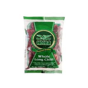 heera-long-chilli.jpg Heera Long Chilli 50g | Whole Dried Red Chillies | Authentic Spicy Flavor for Cooking - Image 1