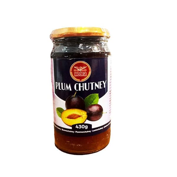 heera-plum-chutney.jpg Heera Plum Chutney | Sweet & Tangy Fruit Chutney | 430g Jar - Image 1