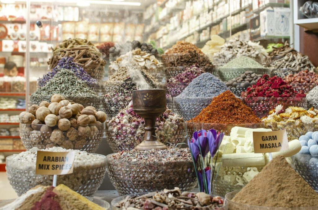 Indian Pakistani Groceries Spain - shop shelves filled with authentic spices and masalas