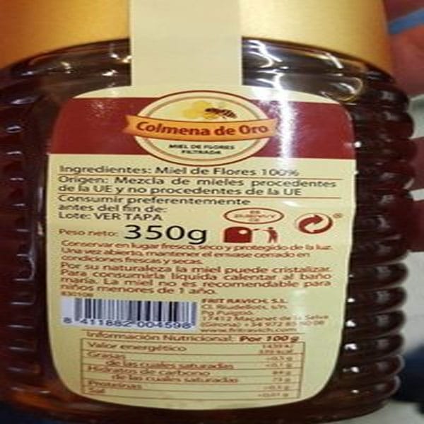 miel-colmena-de-ore-350gm.jpg Miel Colmena De Ore 500g (Glass) | Pure Natural Honey | Rich & Healthy Sweetener - Image 1