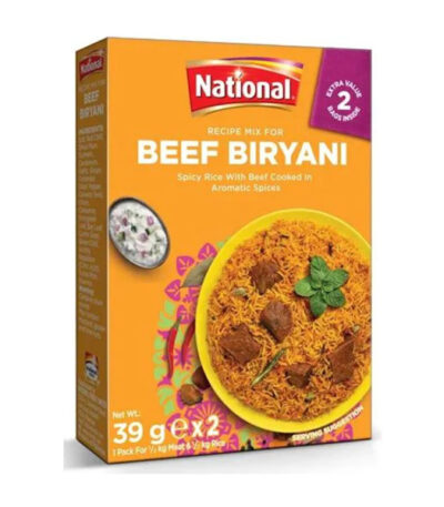 National Beef Biryani Masala recipe mix pack