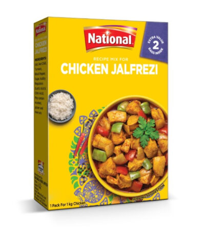 National Chicken Jalfrezi Masala recipe mix pack