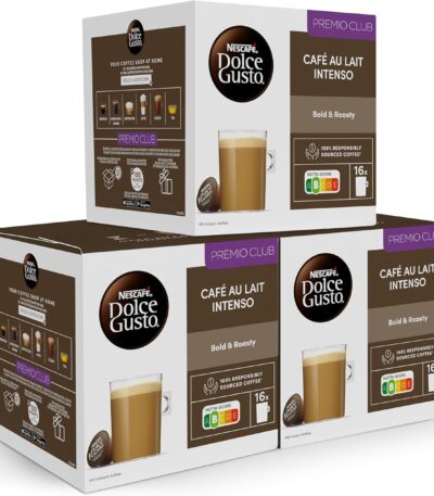 NESCAFÉ Dolce Gusto Café con Leche Intenso – 48 Capsules