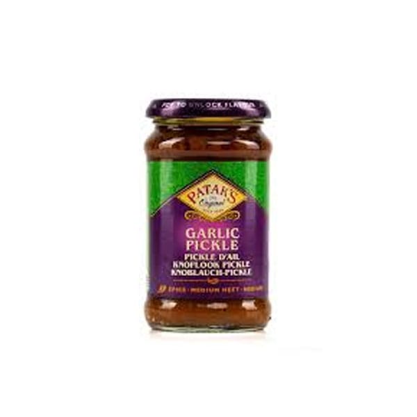 pataks-original-garlic-pickles.jpg Patak’s Original Garlic Pickles | Authentic Indian Condiment | Tangy & Spicy Garlic Pickle - Image 1