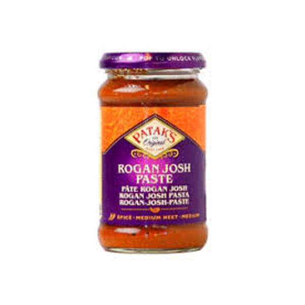 pataks-original-rogan-josh-paste.jpg Patak’s Original Rogan Josh Paste | Authentic Mild Indian Curry Marinade | 283g Jar - Image 1