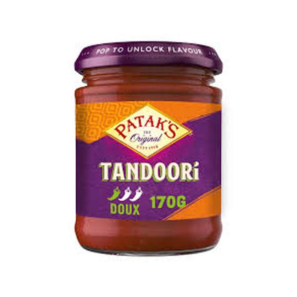 pataks-original-tandoori-170g.jpg Patak’s Original Tandoori 170g | Authentic Indian Tandoori Paste | Spicy & Flavorful Marinade - Image 1