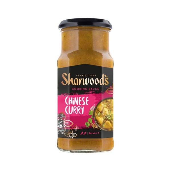 sharwoods-chinese-curry.jpg Sharwood’s Chinese Curry Sauce | Mild & Aromatic Curry Base | 420g Jar - Image 1