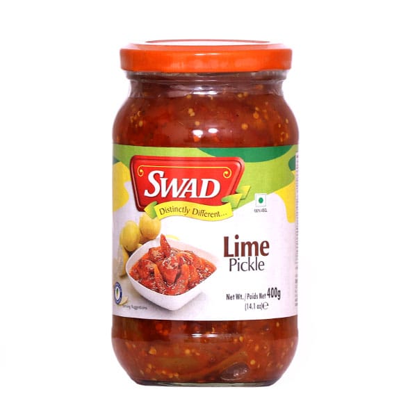 swad-lime-pickle.jpg Swad Lime Pickle | Tangy & Spicy Indian Condiment | 300g Jar - Image 1