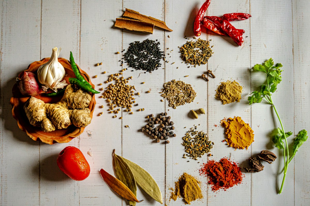 Taj Mahal Express Spain - variety of authentic Indian and Pakistani spices