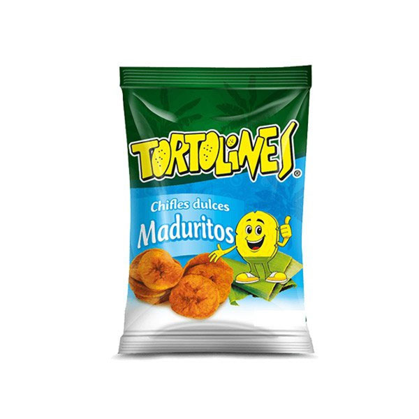 tortolines-chifles-maduritos.jpg Tortolines Chifles Maduritos | Sweet Fried Plantain Chips | 100g Pack - Image 1