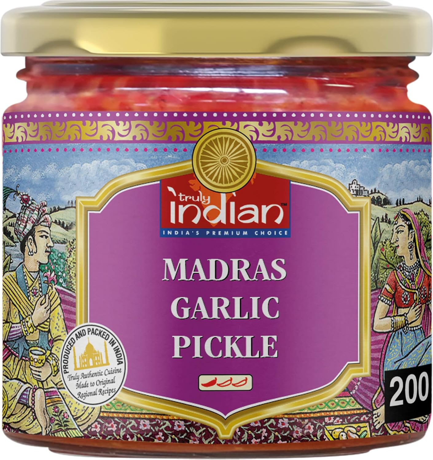 truly.jpg Truly Indian Pickled Garlic 200g