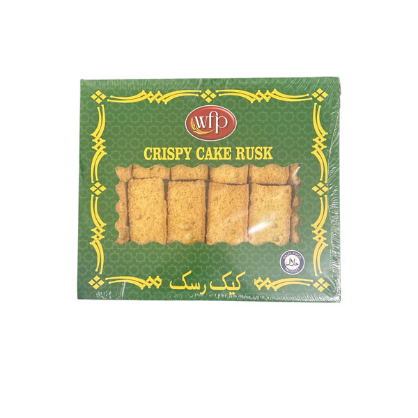 wfp-crispy-cake-rusk-550g.jpg WFP Crispy Cake Rusk 750g | Double Baked Toasted Cake Slices | Light & Crunchy Tea-Time Snack - Image 1